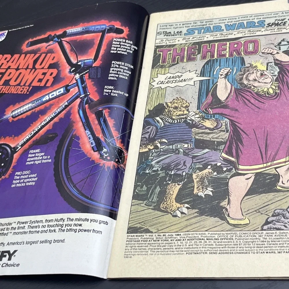 Star Wars #85, Newsstand copy, Marvel 1984